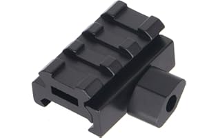 ToopMount Schienen Zielfernrohr Riser Mount Aluminium 20 mm Weaver/Picatinny (Verlängerung) Adapter Scope Mount Base mit QD-Mutter