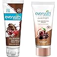 Everyuth Naturals Chocolate and Cherry Tan Removal Scrub and Face Pack (50gram each)