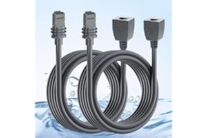 REACHMALL Adattatore Ethernet ad alta velocità per Starlink V3, accoppiatore di riparazione estensione impermeabile, segnale Internet a doppia schermatura linea di ricezione (0,5 metri)