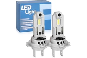 I LITTON Ampoule H7 LED Anti Erreur 42W 6500K 1:1 Facile à Installer Kit de Conversion Tout-en-Un LED H7 pour Remplacement halogène et xénon - 2 pièces