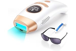 FENCY IPL Haarentfernungsgerät für Frauen und Männer, schmerzfreie und langlebige Ergebnisse, LCD -Bildschirm, Home -Haarentfernungsgerät für Achselhöhlen -Gesichtsbeine Bikini,Weiß