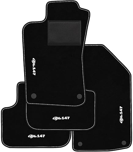 Automatten voor Alfa Romeo 147 2000-2010 Velours tapijt