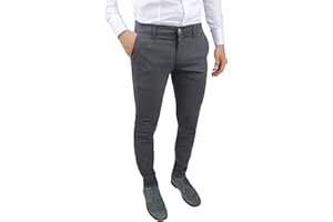 Cristiano Battistini Pantaloni Uomo sartoriali Slim Fit Casual Eleganti Invernali