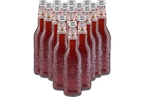 Arancia Rossa Bio | Galvanina | 12 Bottiglie in Vetro Scolpito | 355 Ml | Eccellenza Italiana | Soft Drink | Bibite Biologiche | Ingredienti per Cocktail