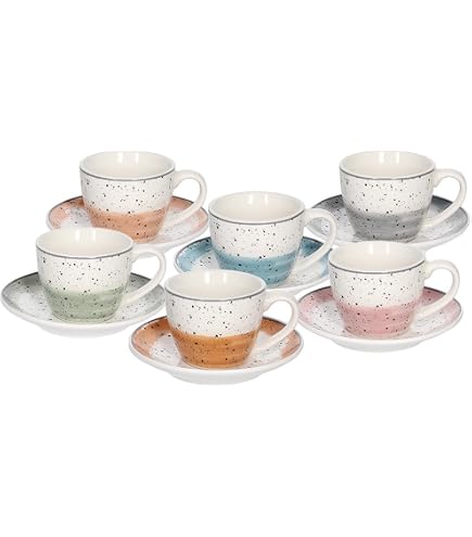TOGNANA Louise Stay Set 6 Tazze The con Piattino cl 22