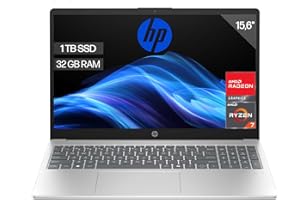 HP 15-fc0240ns - Ordenador portátil de 15.6" FHD (AMD Ryzen 7-7730U, 32 GB RAM, 1TB SSD, AMD Radeon Graphics, Sin Sistema operativo) Plata - Teclado QWERTY Español