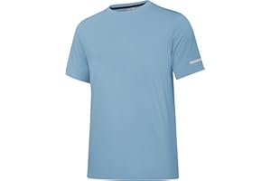 HOLURE Men's Rash Guard UPF 50+ Sun Protection Short/Long Sleeve T Shirts Lightweight Quick Dry UV Swim Shirt