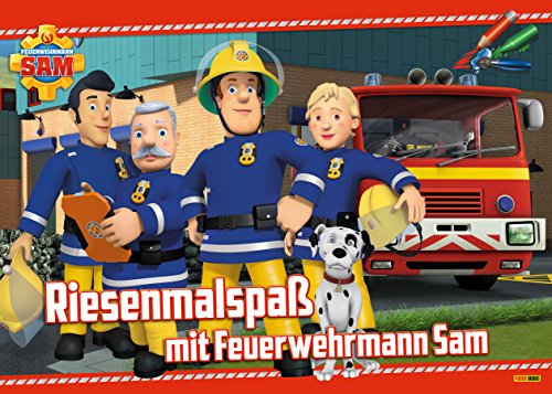 Riesenmalspaß mit Feuerwehrmann Sam