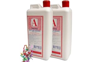 YOAXIA MARKE 2er Pack - [ 2x 1.000ml ] A TRADE MARK Ketjap Manis Kentel NO.1 süße Sojasauce/Kanister + ein kleiner Glücksanhänger gratis