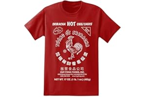 REW Sriracha Hot Chili Sauce Irwindale Red Men's T-Shirt New