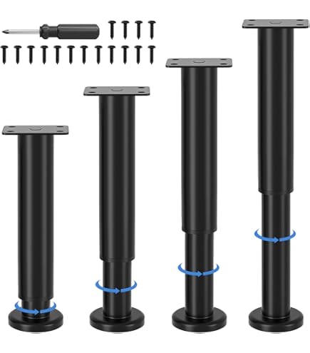 Metalen Meubelpoten 10cm 15cm 20cm 25cm 30cm 40cm 50cm,4