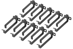 Digitus Staffa Guida Cavi 44 X 100 Mm - - 10 Pezzi - 10 Pezzi - Armadio Di Rete Da 19 Pollici - Gestione Cavi - Nero