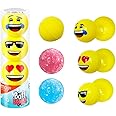 3 x Emoji Bath Bombs from Zimpli Kids, Create a Fizzing Bath Time Adventure Children’s Baff Bombz, Certified Biodegradable and Vegan Friendly Gift