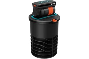 Arroseur oscillant escamotable OS 140 Gardena : système d'arrosage pour les surfaces carrées et rectangulaires jusqu'à 140 m² maximum, installé au niveau du sol (8223-20)