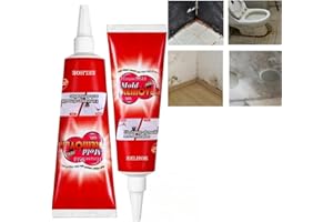 UJOOGBU 2PCS Mould and Mildew Remover,Mould Cleaner Gel,Household Mould Remover Gel,Black Mould Remover,Mould Extreme Remover Gel,Mould Removing Gel,Powerful Mould Removers Spray for Kitchen Bathroom Stains