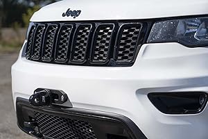 Rough Country Befestigungsplatte für versteckte Winde (passt) 2014-2019 Jeep Grand Cherokee WK2 | OE Stoßstange Winde Befestigungsset | 10602