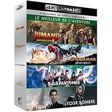Le Meilleur de l'aventure - Coffret : Jumanji : Bienvenue dans la jungle + Spider-Man : Homecoming + SOS FantÃ´mes + La Tour Sombre