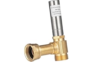 perfk Water Hammer Arrestor 3/4"NH Thread Easy to Install Professional Pressure Reducer Plumbing for Washing Machine Accessory