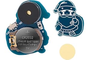 BTFO Grilli Rumorosi, Macchina per Rumori Fastidiosi in Stile Babbo Natale Oggetti per Rumori di Grilli con 16 Suoni Creatore di Segnali Acustici Nascosti per Feste a Casa e a Scuola (Blu)