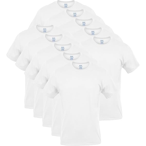 Gildan Classic T-Shirt Uomo - Confezione 2 Pezzi, 100% Cotone, 150g, Modello G500, Colori Indaco E Zaffiro (Taglia M) - 4