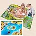 casa pura Double Sided Children's Play Mat | Pirate Island + Castle Design | 2 sizes available - 75x100cm