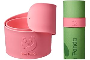 Slim Panda Yoga Mattenband,Yoga Mat Carrier is Designed to keep Your Yoga Mat Tightly Rolled in Seconds, Fits Most Yoga Mats (60 cm L x 5 cm W)