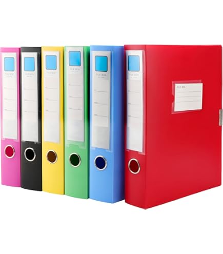 Pukka Pads Foolscap Pastel Box Files In Blue And Pink- Assorted Pack Of 10 - Foto 7
