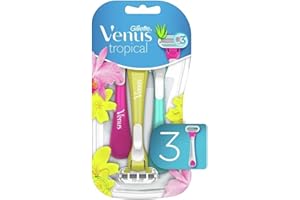 GILLETTE VENUS Venus 7702018426263 Jednorazowe Maszynki Do Golenia, 3 Sztuki, Wielokolorowy