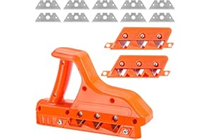 XEERUN Gipskartonplatten Schnellschneider,Kantenhobel für Gipskarton,Gipskarton Kantenschneider Mit 45 ° Und 60 ° Handhobel Gipskartonplatten für Gipskarton, Korkplatten,Akustikplatten