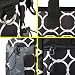 Leathlux Large Capacity Waterproof Diaper Bag Fashion Round Multifunction Stroller hooks Mummy Package with Matching Baby Changing Pad Tote Bag Set Cotton Canvas - Red
