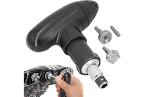 Rianpesn suppression crampons golf, club golf, Clé à pointes golf à triple insertion conception ergonomique pour le club golf et l'activité s'adapte à la plupart