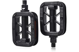 ThinkTop Kid's Bike Pedal Fit for 1/2 Inch or 12mm Axle Connector Pedals, 1 Pair for Boys Girls 12" Bike Replacement