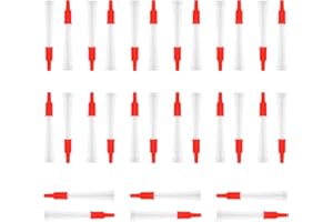 HUANGYIHAN Juego de 30 puntas de silicona con tapas de sellado, puntas de repuesto para boquillas de silicona, fundas de cartucho y punta de silicona, puntas de cartuchos de silicona, boquilla de silicona para