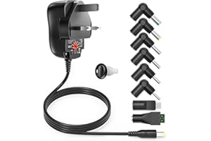 Outtag Variable Power Supply 12W 3V 4.5V 5V 6V 7.5V 9V 12V Universal Charger AC DC Adapter For Routers Speaker LED Strip Light CCTV Smart phone Tree Light Tablet PC More House Electronic Devices