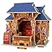 Produktbild IGNB DIY Holzhaus Handgemachte 3D Haus Kit Welt Stil Karte Baustein Holzspielzimmer Modell Und Wohnkultur,B
