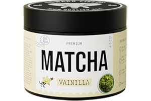 EDWARD FIELDS HIGH QUALITY TEA Edward Fields Tea ® I Té Matcha Premium Vainilla 100g (2-3 meses) I Té verde en polvo Matcha con Vainilla pura en polvo 100% natural.