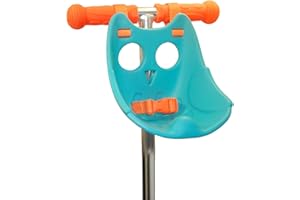 ‎SCOOTAHEADZ Scootaheadz - Lenkersitz für Puppen, Scooter Sitz für Kuscheltiere, Puppensitz für Kinder Scooter, Fahrräder und Laufräder: Kinder Roller und Fahrrad Zubehör - Eulendesign - Aqua Blau
