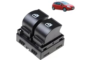 DawlQawwi Pulsante interruttore alzacristalli 735451232 lato conducente per GRANDE PUNTO 2005-2008