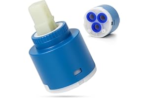 KUFAERBEAM Kartusche Wasserhahn für Blanco Spüle Zubehör, 35mm Keramik Kartusche mit Blanco 121894, Keramik Ersatzkartusche Wasserhahn für Einhebel Küchenarmaturen, Mischbatterien und Duscharmaturen(35mm)