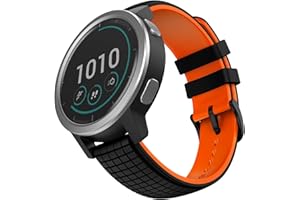 MYSNBKN Pasek do zegarka Samsung Galaxy Watch 46 mm, Garmin Vivoactive 4 / Forerunner 255, 22 mm silikonowy pasek do szybkiego odpinania do Huawei Watch GT2 / Ticwatch Pro S2 / E2