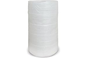 MUNTRADE Rouleau de papier bulle Idéal pour l'emballage, le déménagement et la protection 100 cm x 100 m