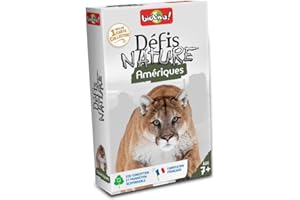 Bioviva - Défis Nature - Amériques - Pariez sur les points forts de ces animaux pour gagner la bataille - Jeu de Cartes - 2 à 6 Joueurs - 7 ans - Fabriqué en France - 280099