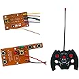 Baoblaze Circuit PCB Transmitter and Receiver Board 27MHz Radio System with RC Control 4CH for Crawler RC Hobby Car Model Boats Spare Parts