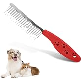 AEE&reg; Kedi K&ouml;pek T&uuml;y A&ccedil;ıcı Tarak | Tek Taraflı Gıdık A&ccedil;ıcı Metal Dişli Pet Tarağı | T&uuml;y Toplama & Kıtık D&uuml;ğ&uuml;m A&ccedil;ıcı