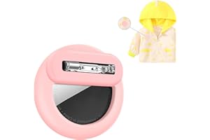 AXFEE Funda para A-pple AirTag, Estuche Airtag GPS Oculto, Paquete de Soportes para AirTag para niños, Air Tag Impermeable Funda de Silicona Suave, Rosa, para Niños y Adultos Dentro de la Ropa