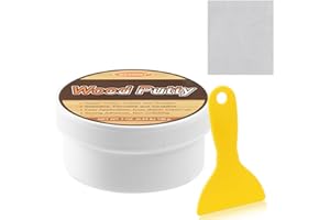 SEISSO Holzkitt Holz Spachtel Spachtelmasse Kitt für Holz Möbel Basteln Reparieren von Türen, Dellen, Parkett, Kratzern und Löchern auf Möbeln und anderen Holzoberflächen, 200g
