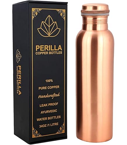 Koperen waterfles voor het drinken van Ayurvedische gehamerde koperen waterfles 34 oz lekvrij deksel handgemaakte koperen vat drinkfles met tas reizen waterfles voor sportschool kantoor wandelen Koperen waterfles voor het drinken van Ayurvedische gehamerde koperen waterfles 34 oz lekvrij deksel handgemaakte koperen vat drinkfles met tas reizen waterfles voor sportschool kantoor wandelen