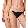 J.B.COLLECTION Women's Cotton Low Waist Thong Panty (Pack of 2)