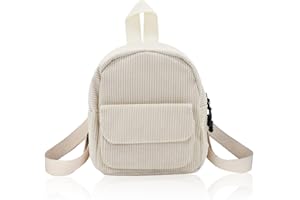 Energather Mochila pequeña para mujer, Corduroy, mini mochila para mujer, informal, para mujeres y niñas, mochila para mujer, mochila para mujer, para viajes, compras, paseos