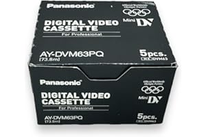 ‎PANASONIC Panasonic AY-DVM63PQ DV Cassette Pack 5 For Professional
